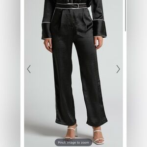 Elegant Black Wide Leg Pants